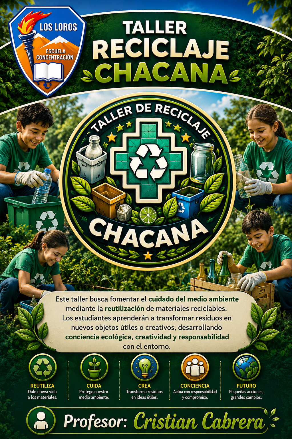 Taller Reciclaje Chacana - Profesor Leonardo Silva